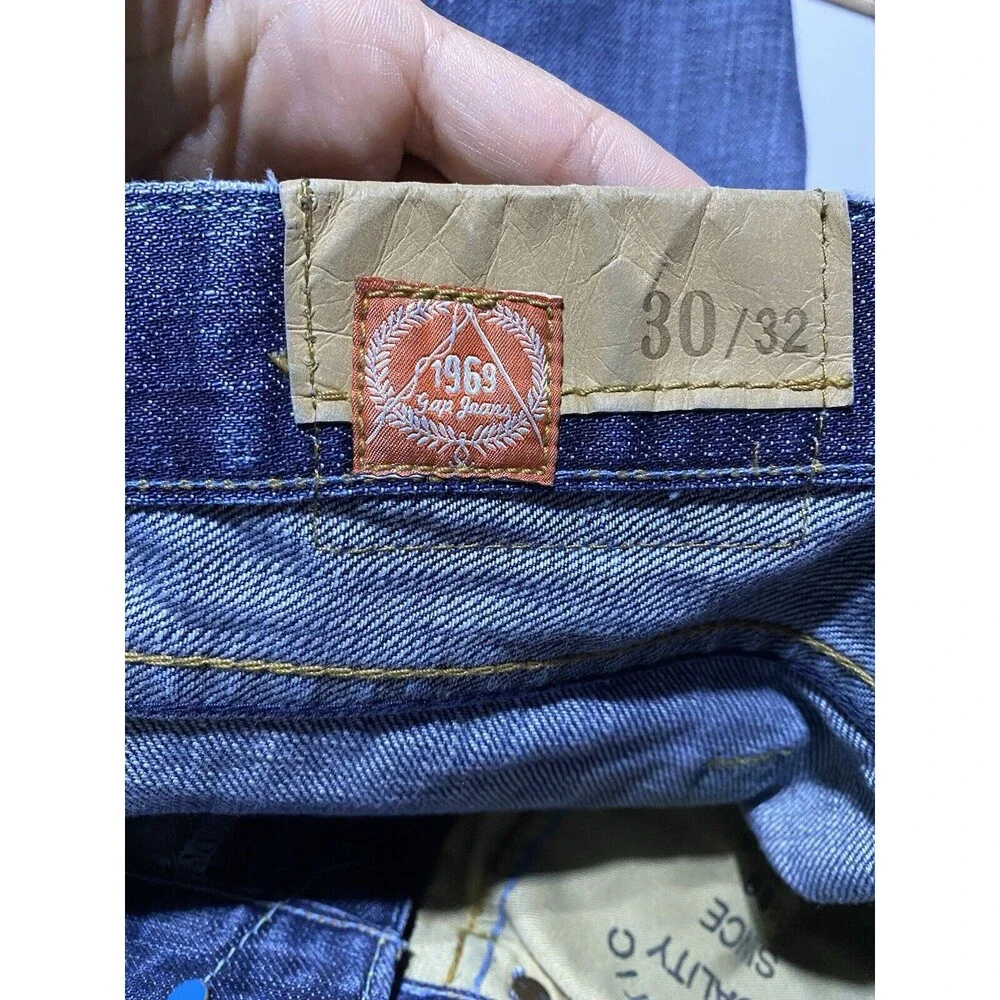 Gap Jeans Mens 30x32 Blue Dark Wash‎ Straight Fit Everyday Casual